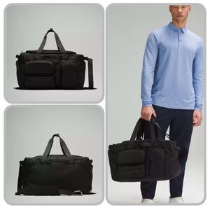 Lululemon Black Duffel Bag 50l